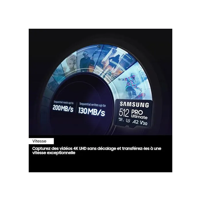 Samsung PRO Ultimate microSDXC 256 Go avec lecteur USB