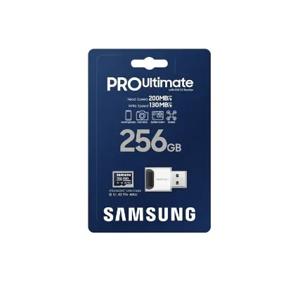 Samsung PRO Ultimate microSDXC 256 Go avec lecteur USB — 4