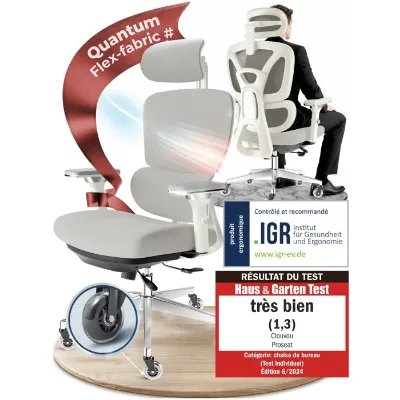 CLOUVOU ProSeat – Chaise de bureau ergonomique