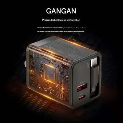 Chargeur Rapide GaN 65W — 2