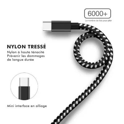 Câble USB-C Tressé 2m — 2