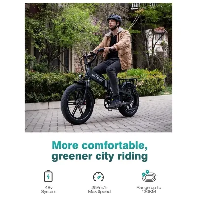 HITWAY BK10S PRO – Bici elettrica pieghevole — 2